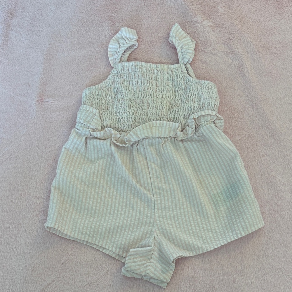 Old Navy Striped Romper with Ruffle ** Bundle 5+ items and name your offer!!! 💖💞